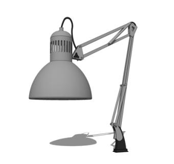 现代金属台灯su模型