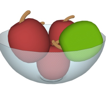 现代水果su模型