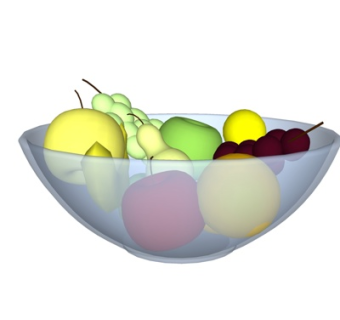 现代水果su模型