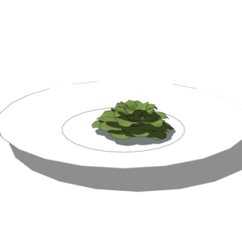 现代餐具su模型