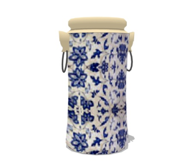 中式青花瓷器皿su模型