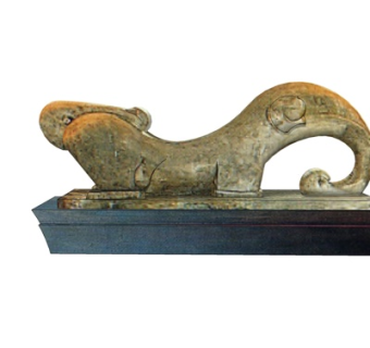 中式神兽摆件su模型