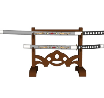 日本太刀肋差su模型