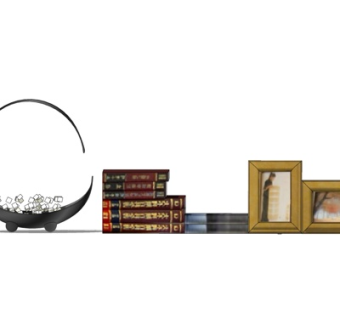 欧式装饰品su模型