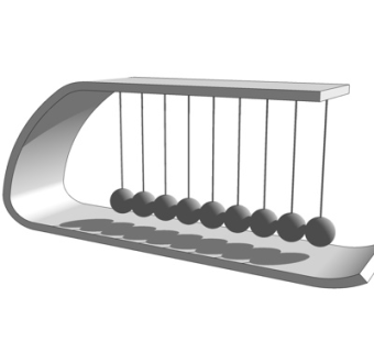 现代牛顿摆su模型