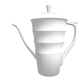 简欧茶壶su模型