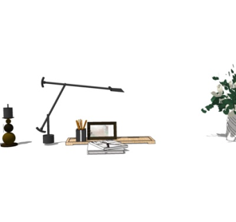 现代装饰品su模型