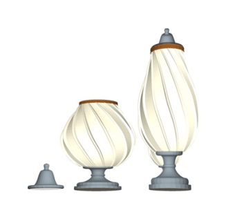 简欧装饰品su模型