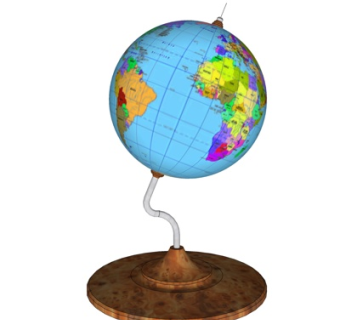 现代地球仪su模型