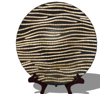 现代装饰品su模型