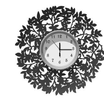 简欧时钟su模型