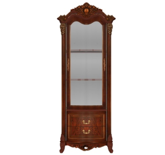 欧式实木衣柜su模型