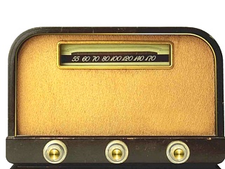 现代复古收音机su模型