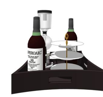 现代红酒餐具摆件su模型