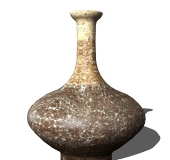 中式陶瓷器皿su模型