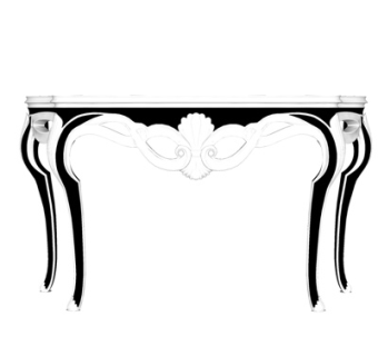 欧式实木端景台su模型