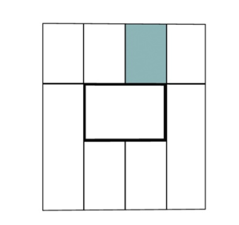 现代实木衣柜su模型