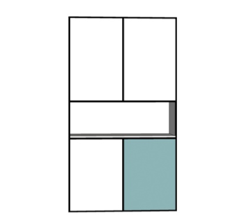 现代实木衣柜su模型