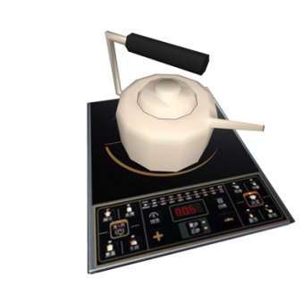 现代电磁炉su模型