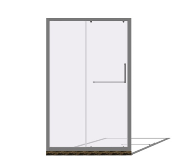 现代淋浴间玻璃门su模型