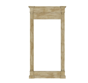 欧式大理石窗框su模型