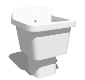 现代陶瓷便器su模型