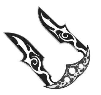 现代折叠刀su模型