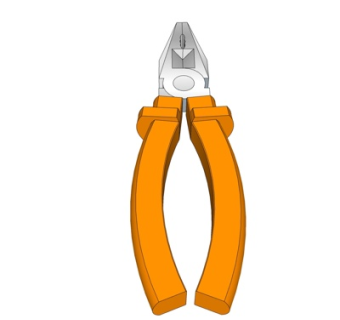 现代钳子su模型