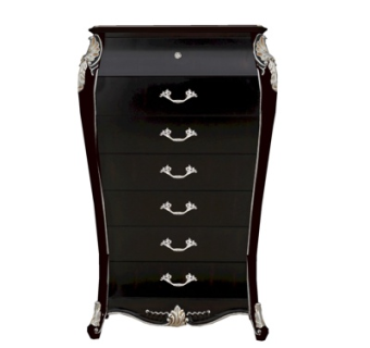 欧式实木斗柜su模型