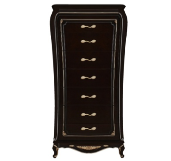 欧式实木斗柜su模型