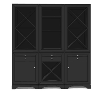 简欧实木酒柜su模型