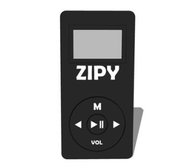 现代MP3音乐播放器su模型