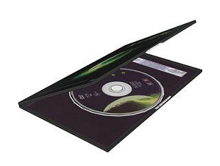 现代CD光盘su模型