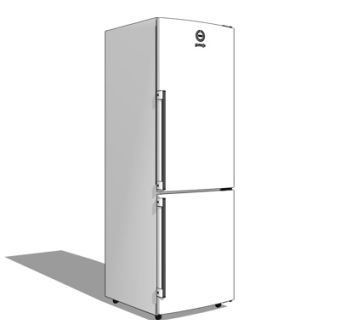 现代冰箱su模型