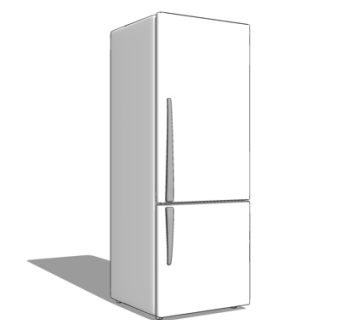 现代冰箱su模型