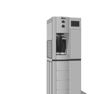 现代饮水机su模型