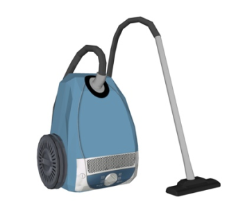 现代吸尘器su模型