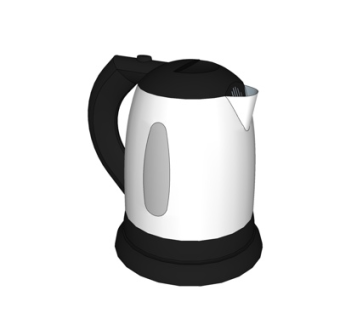 现代热水壶su模型