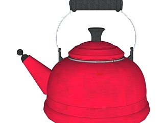 现代热水壶su模型