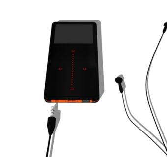 现代MP3音乐播放器su模型