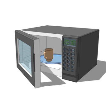 现代微波炉su模型