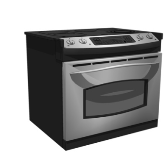 现代烤箱su模型