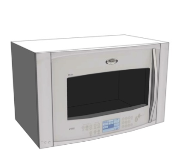 现代微波炉su模型