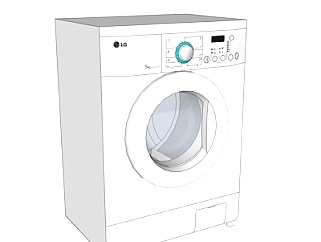 现代<em>洗衣机su模型</em>