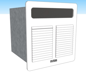 现代暖风机su模型