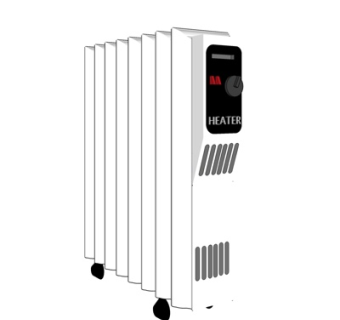 现代暖风机su模型