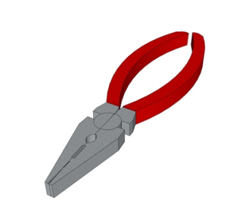 现代钳子su模型