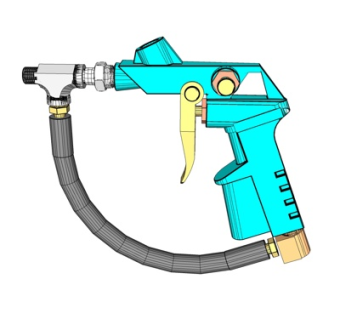 现代热熔胶枪su模型
