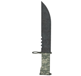 现代金属匕首su模型