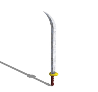 现代刀剑su模型